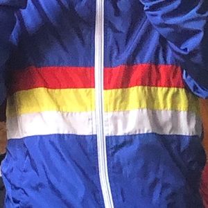 Windbreaker jacket.